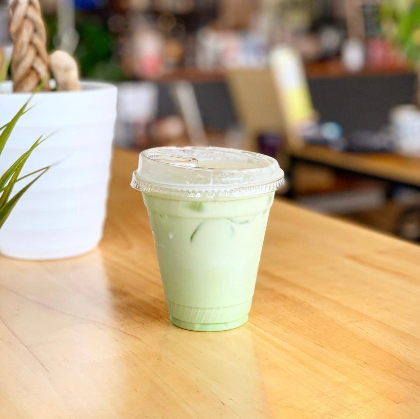 Pandan coco latte